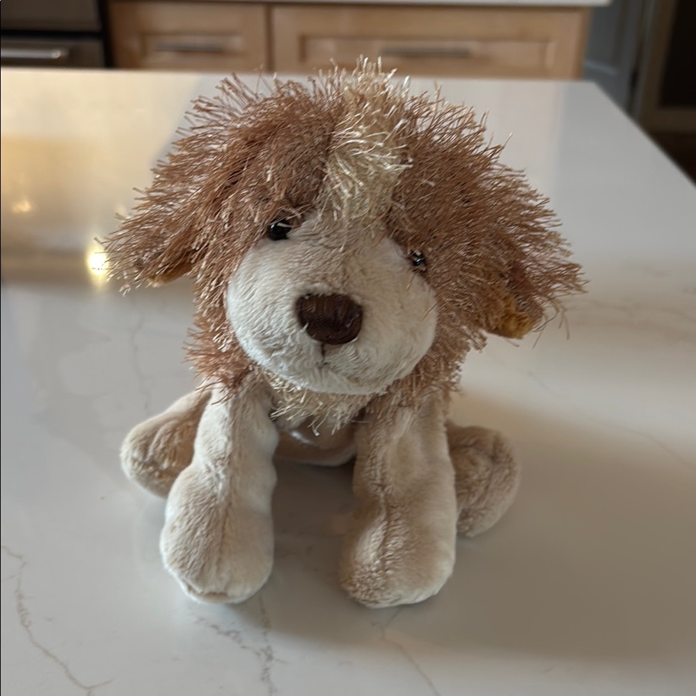 Webkins stuffed dog - Brown and Cream